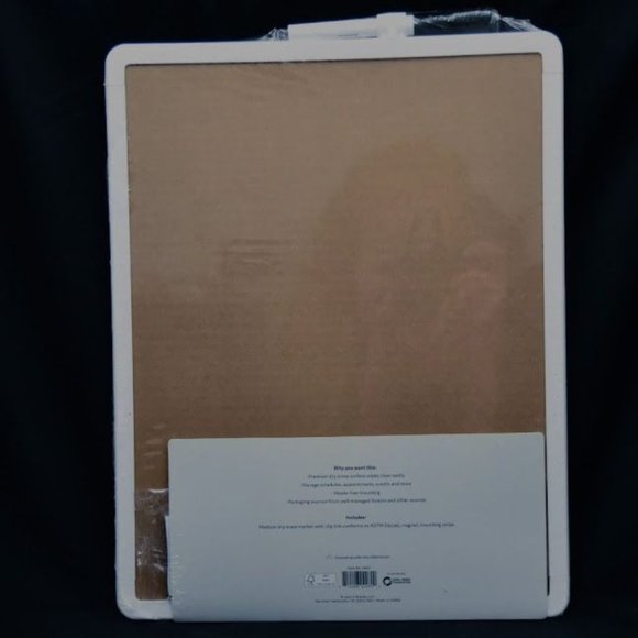 U Brands Magnetic Dry Erase Monthly Calendar Comtempo 14 x 11 White Surface Whit - Picture 5 of 6